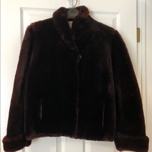Real Mouton Fur Coat